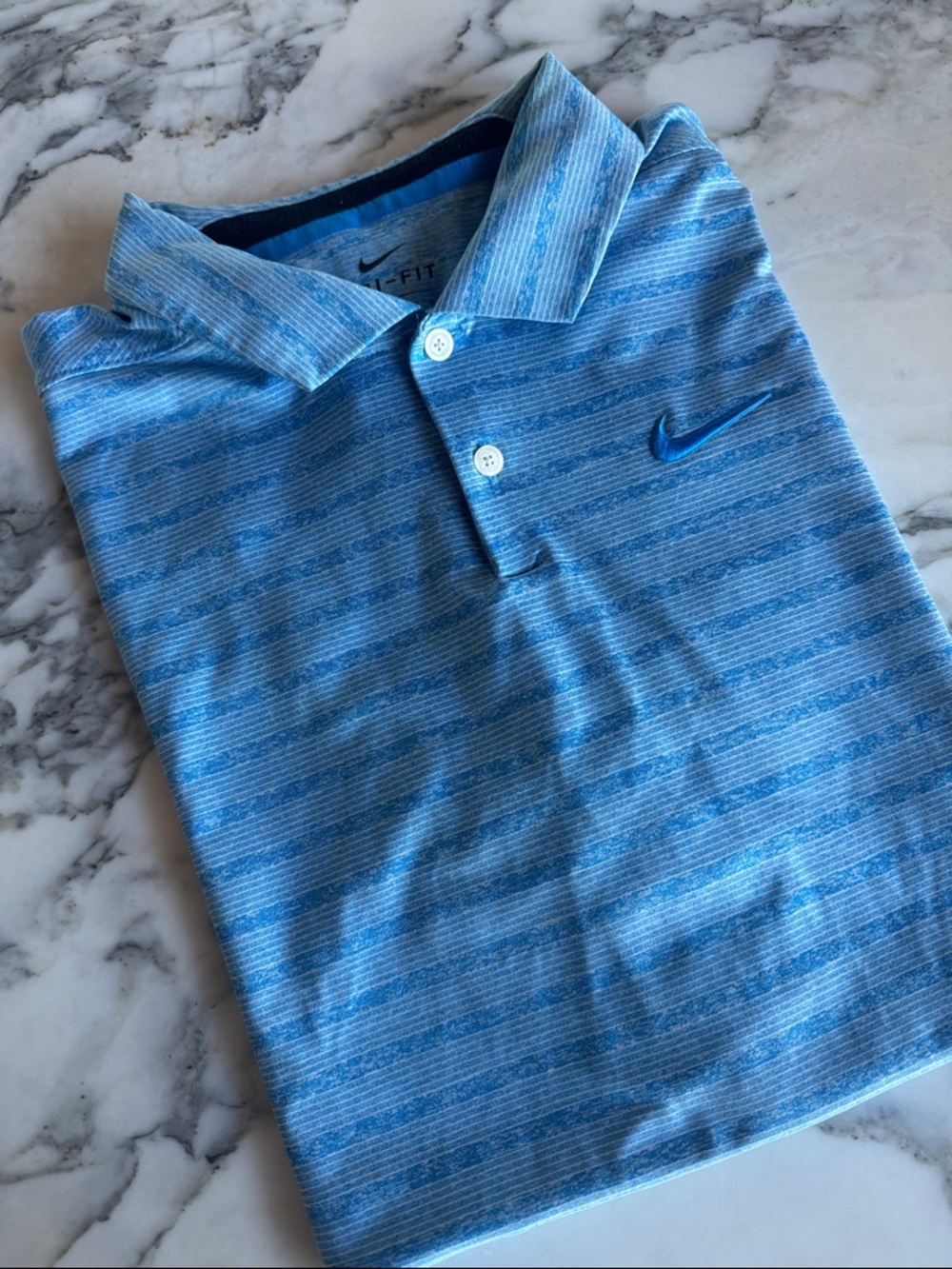Nike Dri-FIT Tour Vapor Striped Golf Polo Men’s Large - Picture 4 of 12